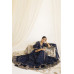 Deep Blue Anarkali